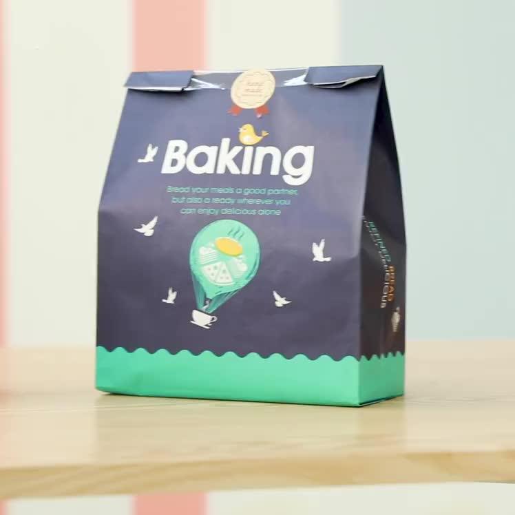 Custom Printed Brown Paper Bags For Bakery Buy Brown Paper Bags,Brown