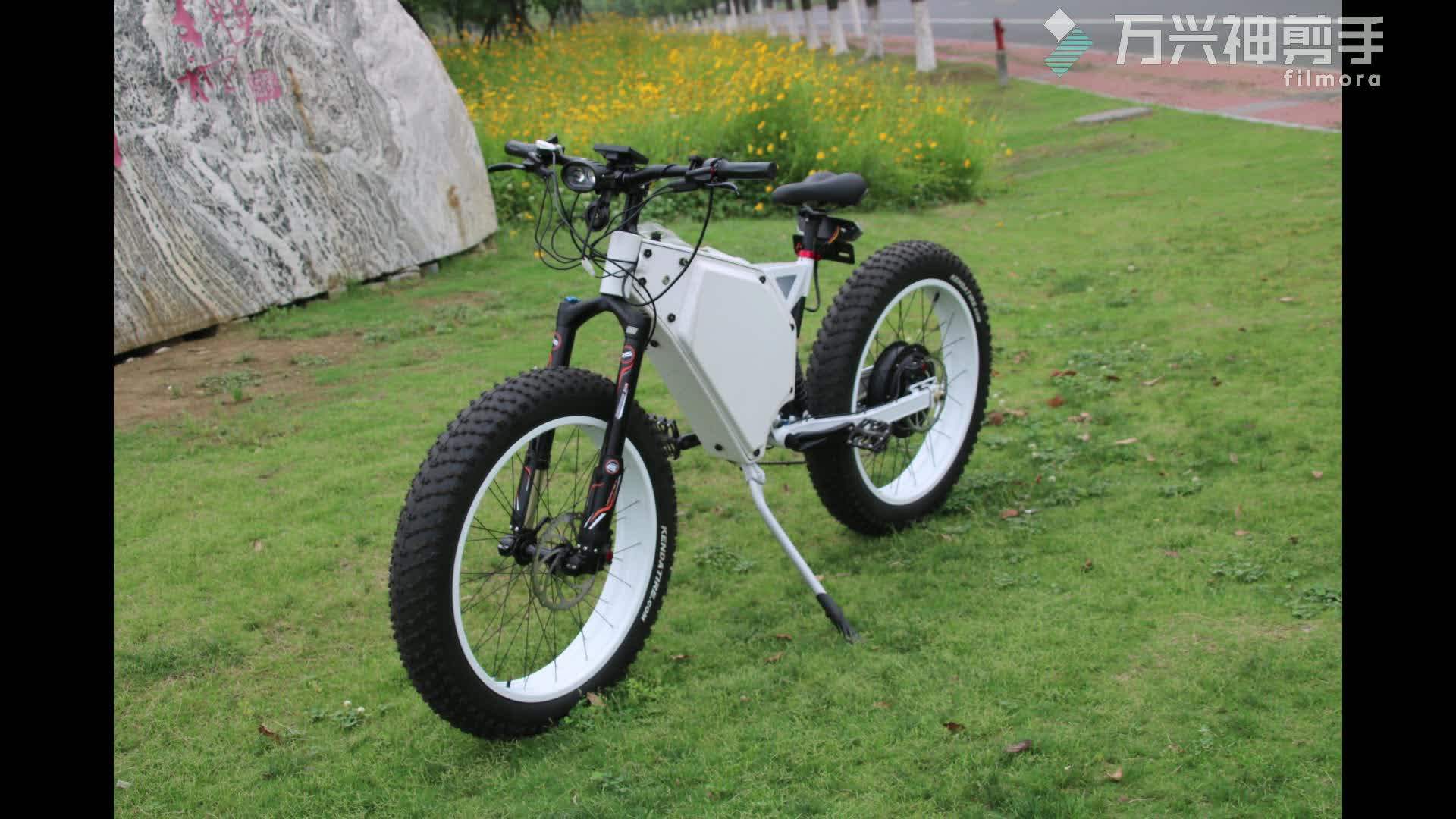 26 Inch 72v 3000w Fat Tire Electric Bike Snow Beach Cruiser Electrical