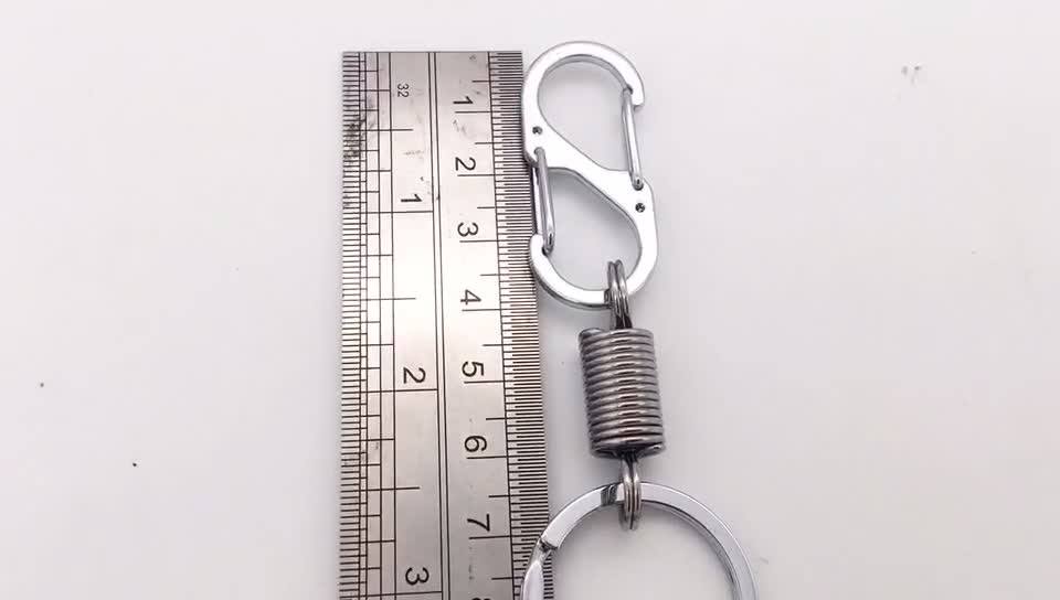 Metal Double Key Ring Spring Snap Key Ring Car Key Holder Buy Metal