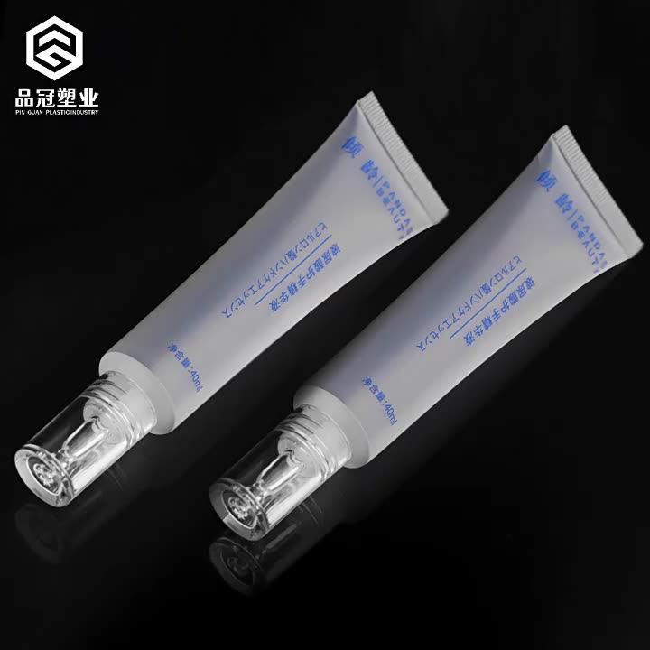 Customizable Transparent Plastic Cosmet Package Body Skincare Hand Recycled Cosmetic Cream Tubes