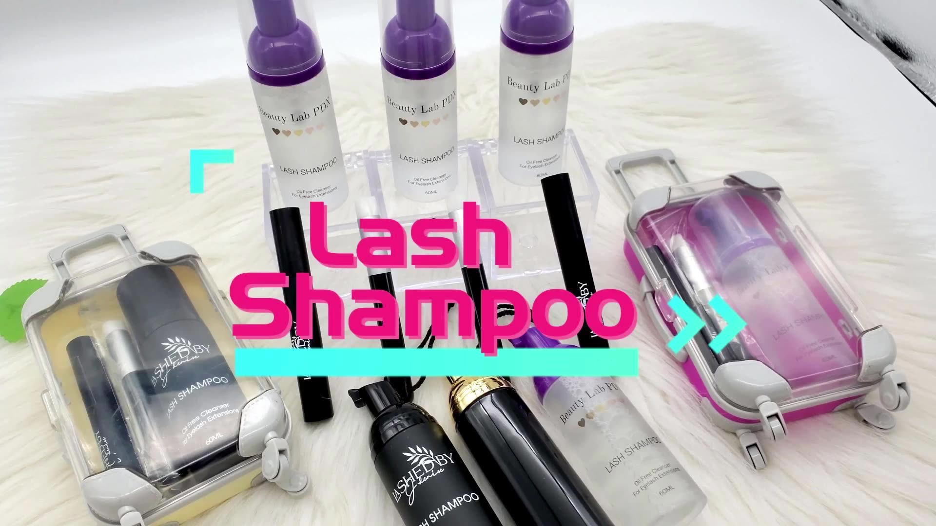 Oem Lash Cleanser For Oil Free Private Label Eyelash Extension Foam