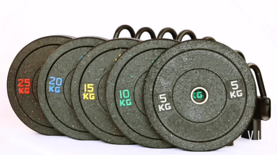 Bumper Weight Plate Crumb/hitemp Bumper Plate With Color Gym