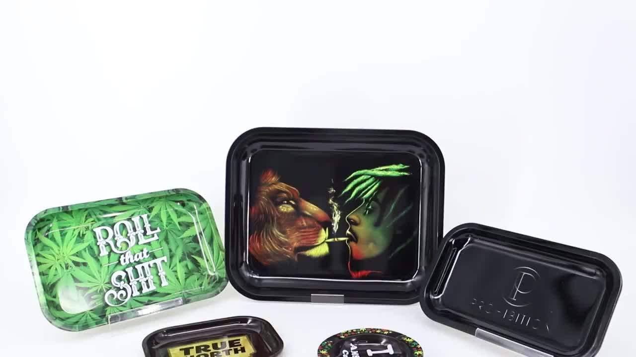 New Arrival Custom Serving Tray Deep Metal Black Food Safe Raw Mini