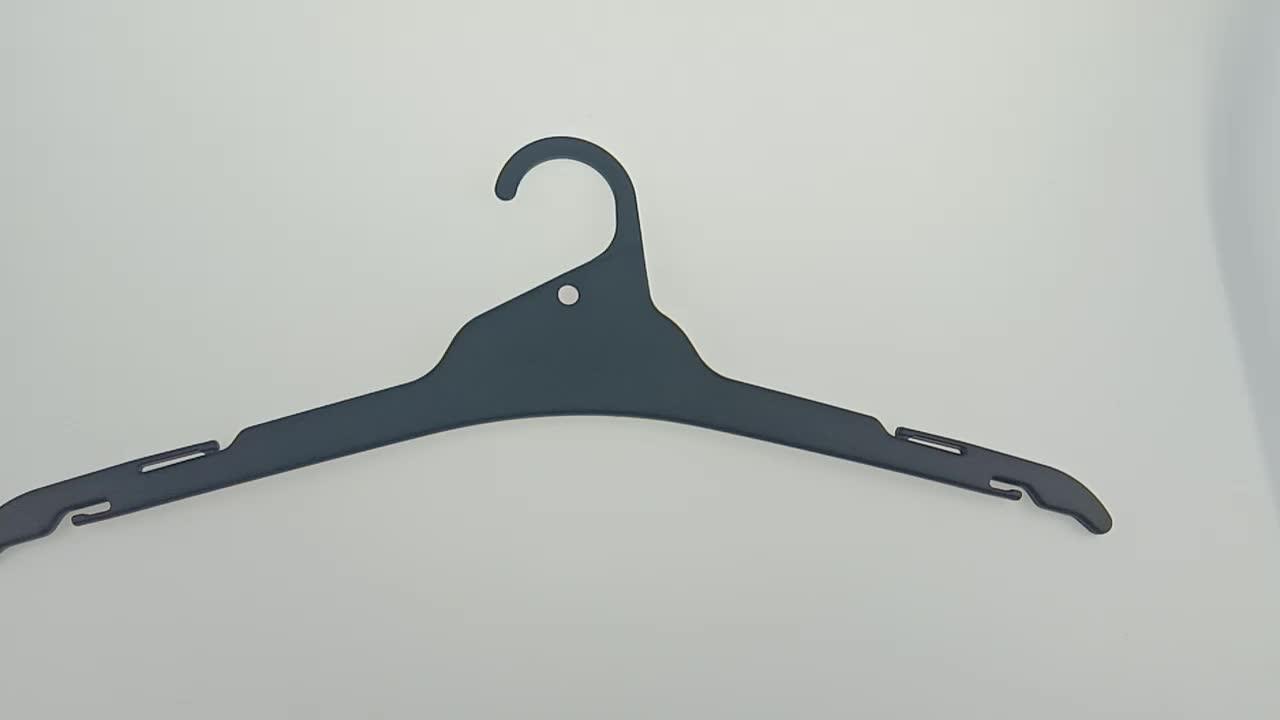 Three Sizes Plastic Black Short Neck Hangers For Tshirts Display Buy Short Neck Hanger