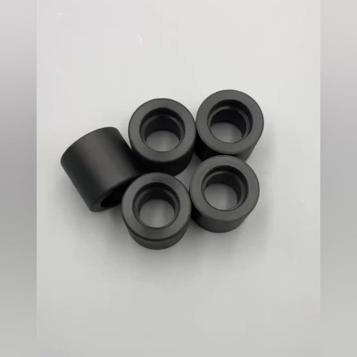 Custom Black Graphite Nylon Sliding Sleeve Bush Plastic Pom Abs Flange