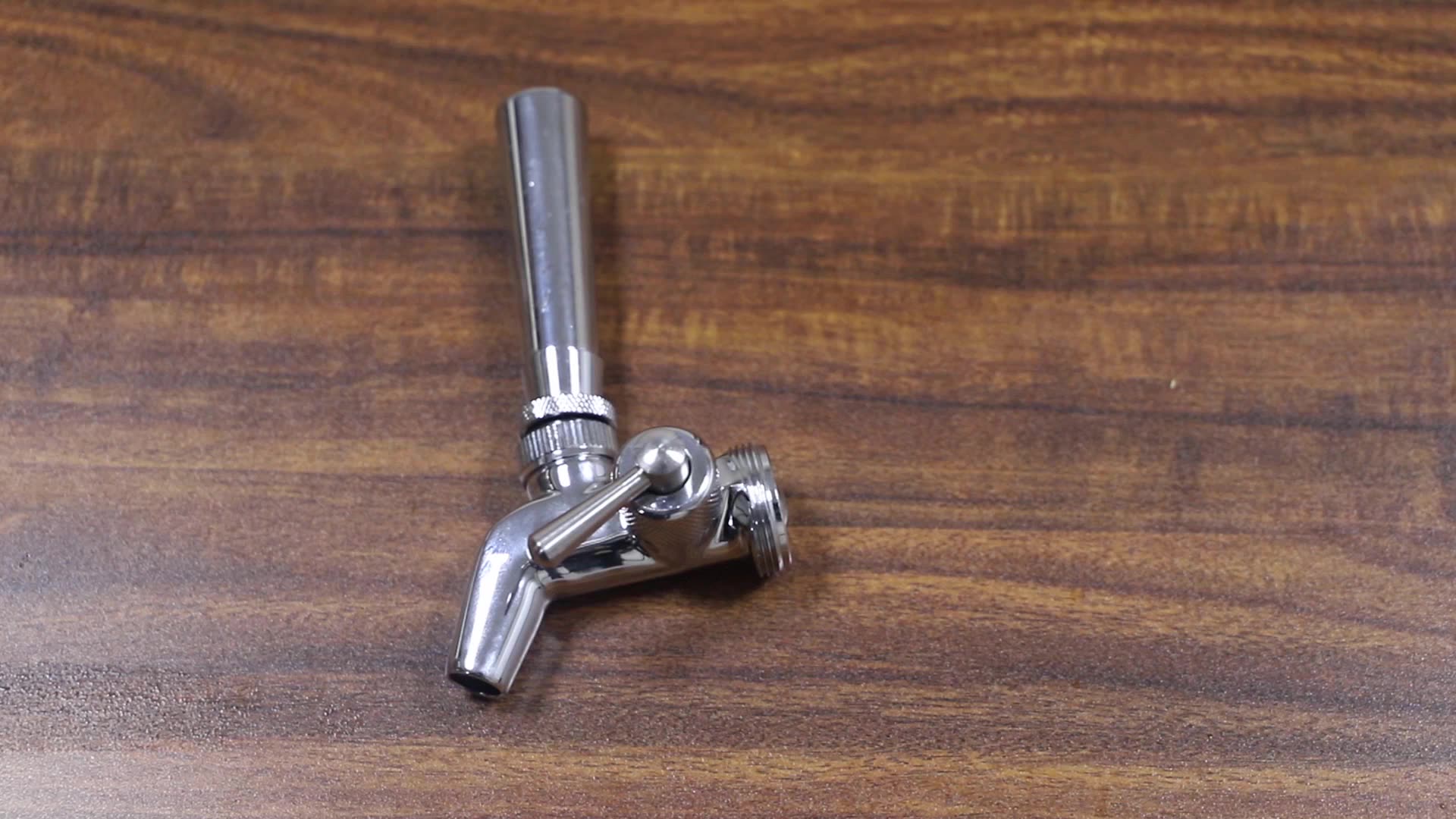 Adjustable Beer Tap Faucet Stainless Steel 304 With Ball Lock
