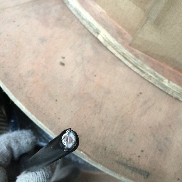 RG8 coaxial cable supersoft feeder GPS feeder