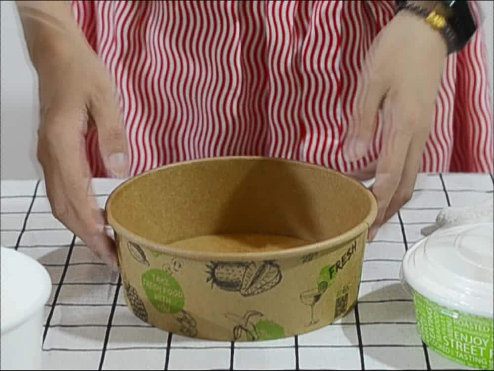 Disposable Takeaway Lunch Food Paper Bowl With Interlayer Tray Buy