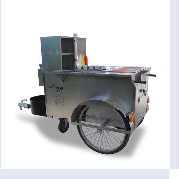 100 Buyers Use Bicycle Hot Dog Vending Cart Grill For Sale Burger And