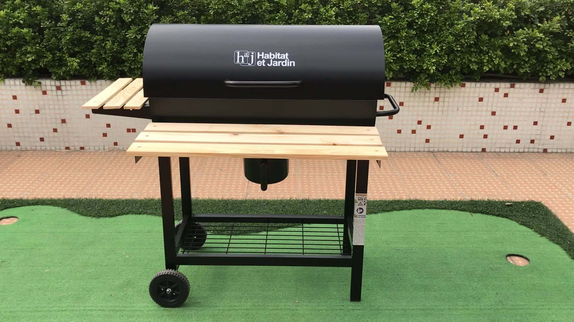 New Arrival High Quality Trolly Outdoor Charcoal Grill Buy Outdoor