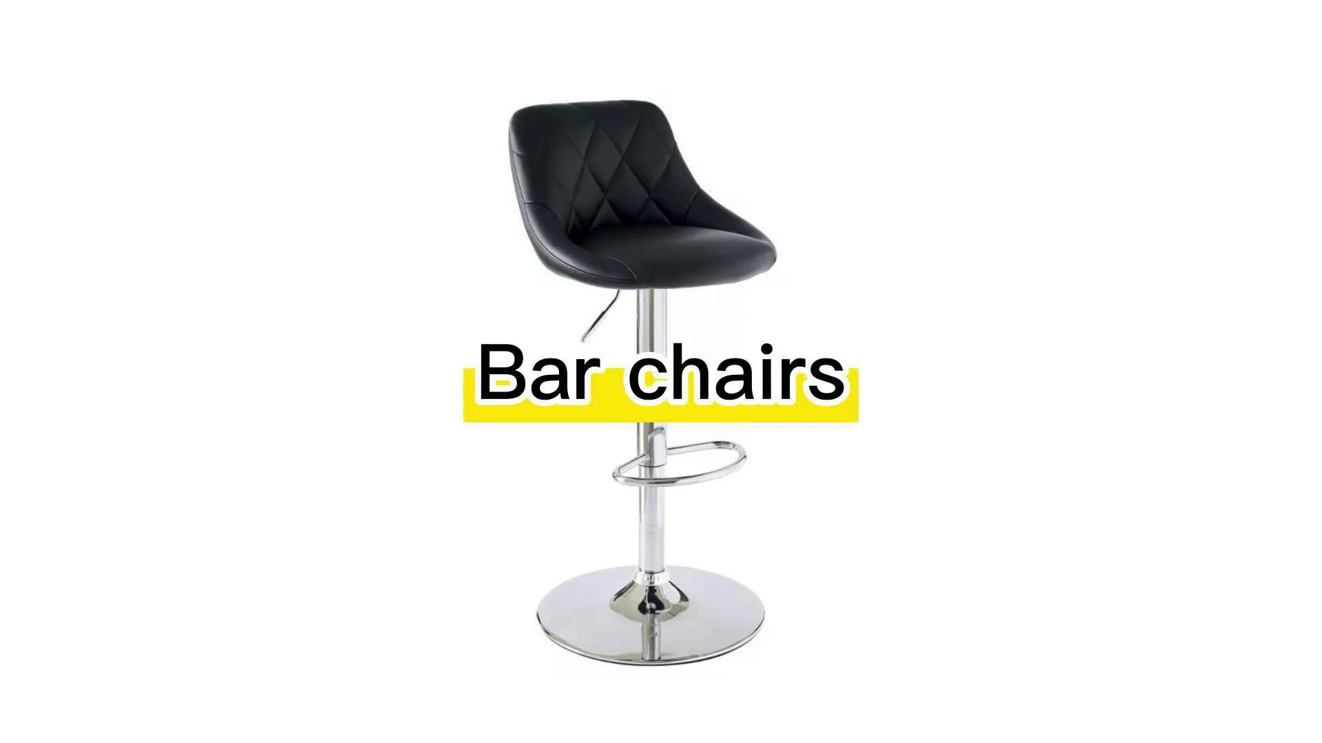 Cheap Price Bar Stools And Restaurant Chair Sets Kitchen Chair Black Pu