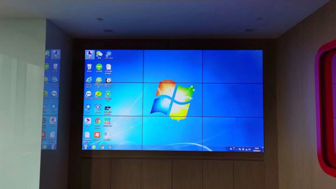 46 Inch 1.7mm Lcd Video Wall Monitor 1920x1080 Resolution 3x3 Lcd Video