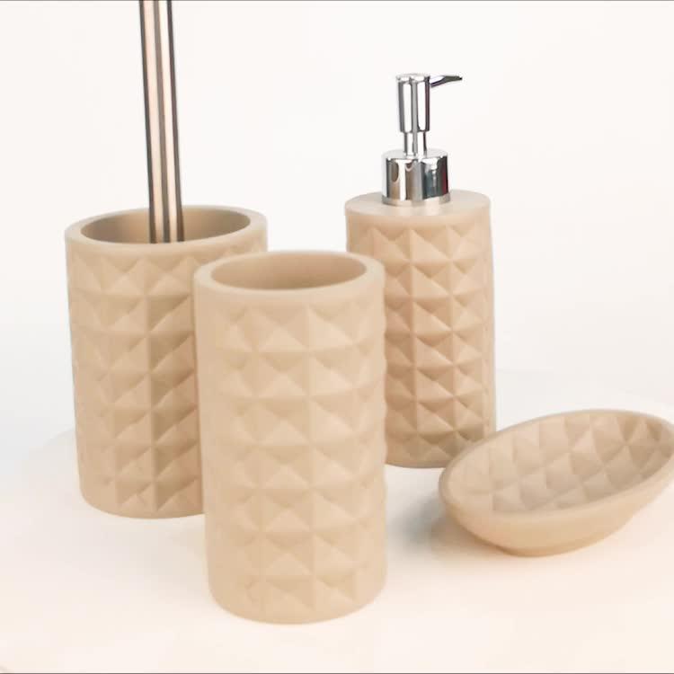 Gray Colour Modern Wholesale 4pcs Bath Room Accessories Buy Home