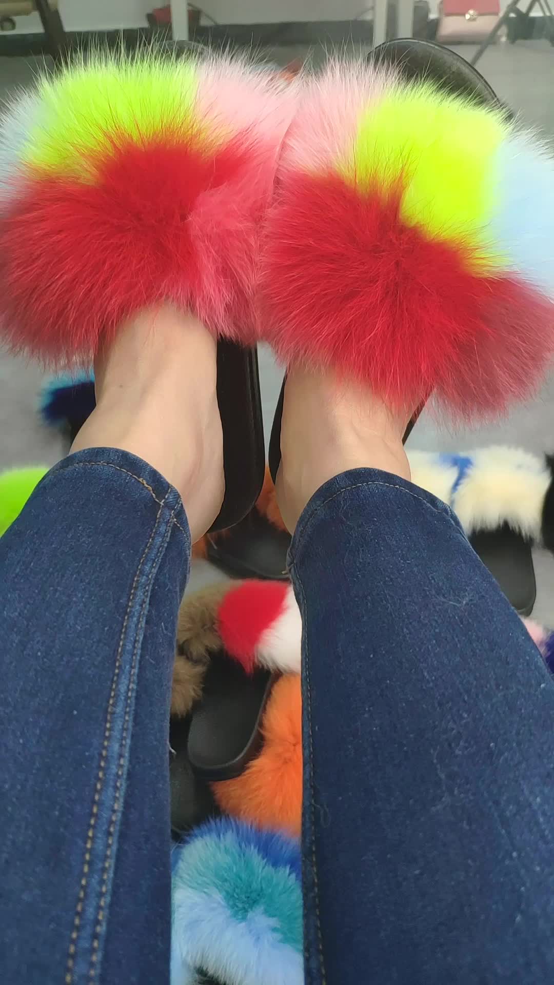 animal fur slides