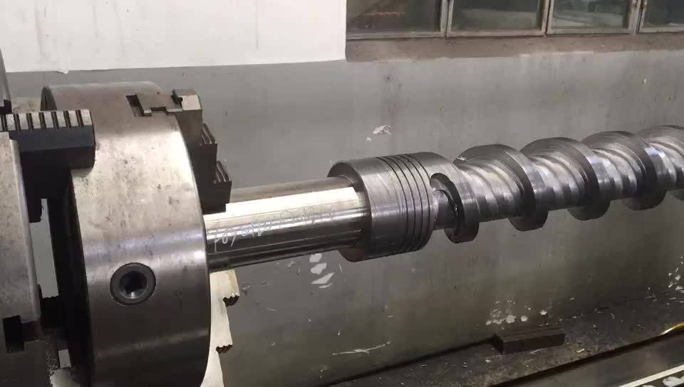 Manufacturing Extruder Single Screw And Barrel Cylinder For Pet/ Ps/ Pp