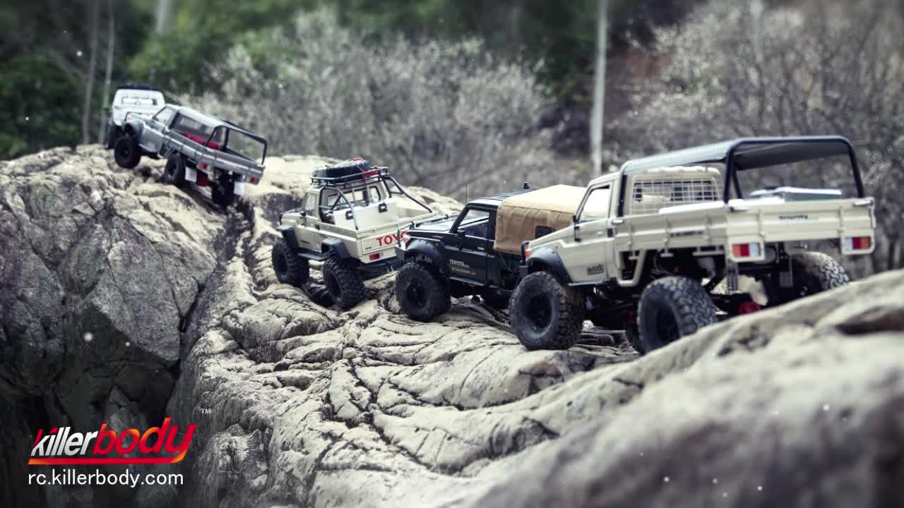 Killerbody RC crawler car 48601 1:10 Toyota Land Cruiser 70