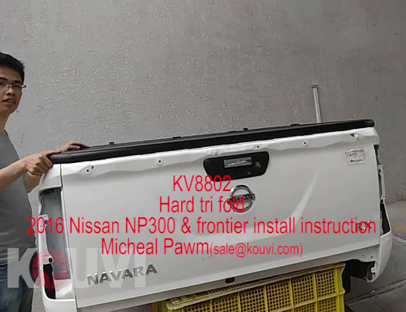 Kv8802 20142016 Chevy Silverado 5.5"ft Bed Crew Cab Hard Tri Folding