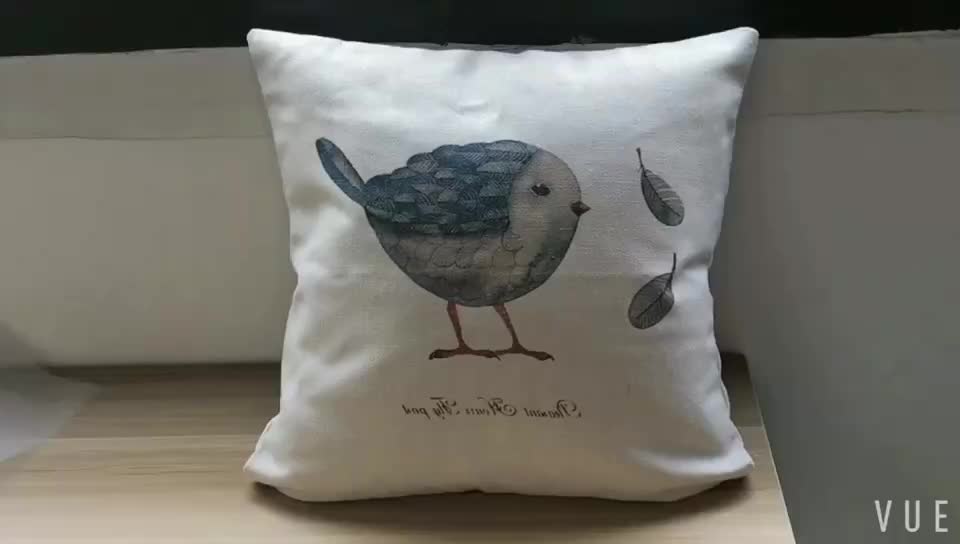 Top Quality Custom Decorative Cotton Canvas Pillow Case Pillow
