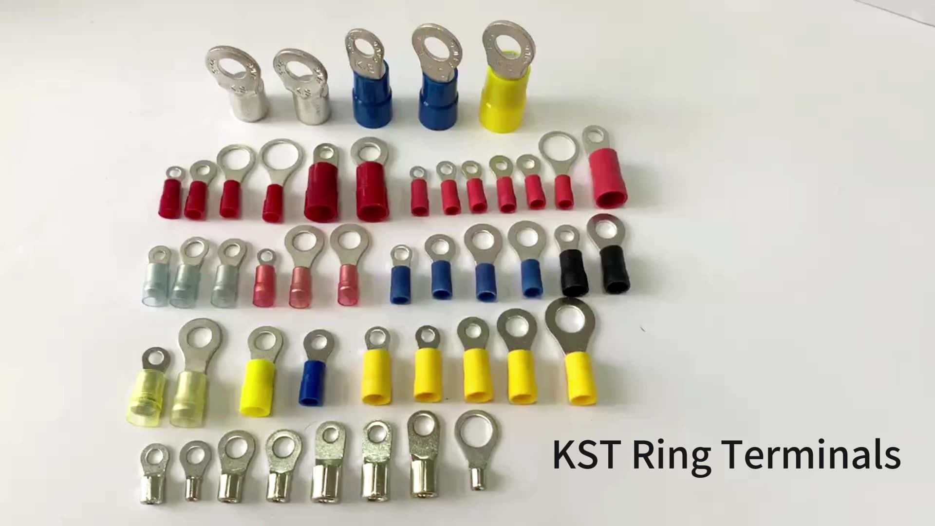 Kst Original Pvc Nylon Insulated Copper Terminals Tin Plated Brass