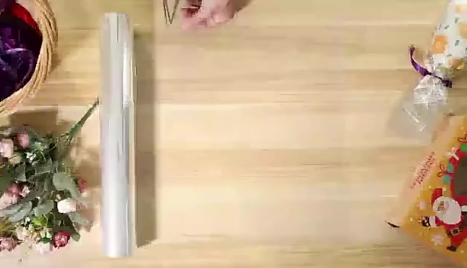 White Dot Cellophane Wrap Roll Food Packaging Plastic Roll Film Cello