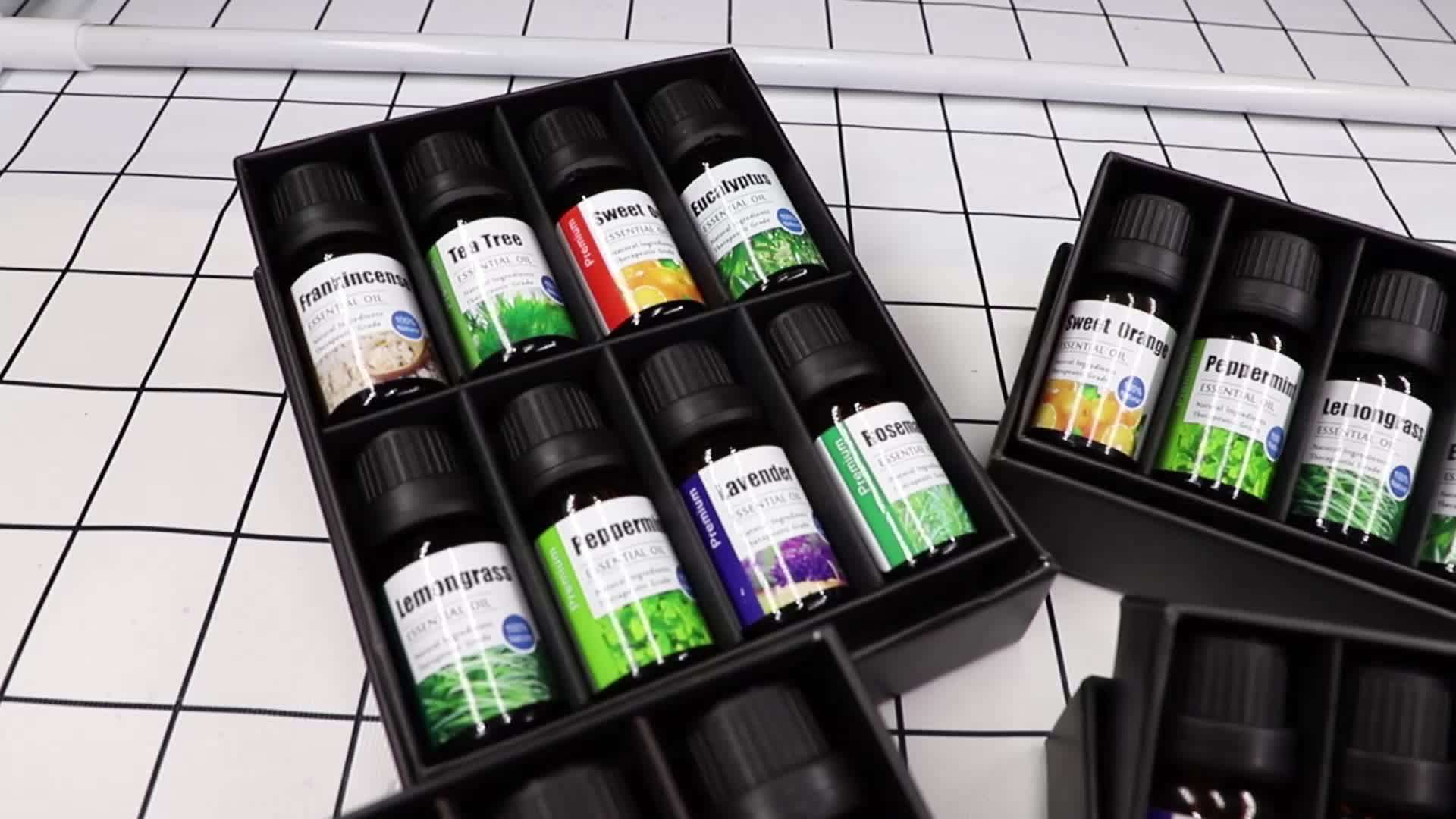 16pcs/sets Skin Body Oil Moisturizer Refreshing 100 Natrual Essential Oil Kit Gift Sets For