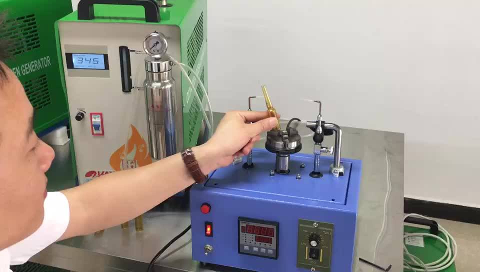 Laboratory Double Rotary Glass Ampoule Sealing 125ml Semi Automatic