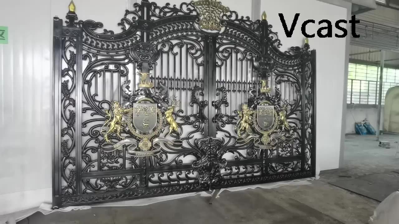 Portail Different Modern Compound Wall Iron Main House Gate Grill