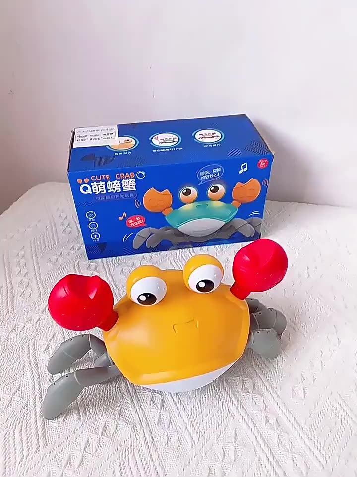 Induction Electric Crab Toy Crawling Crab Baby Toys Infant Crawling