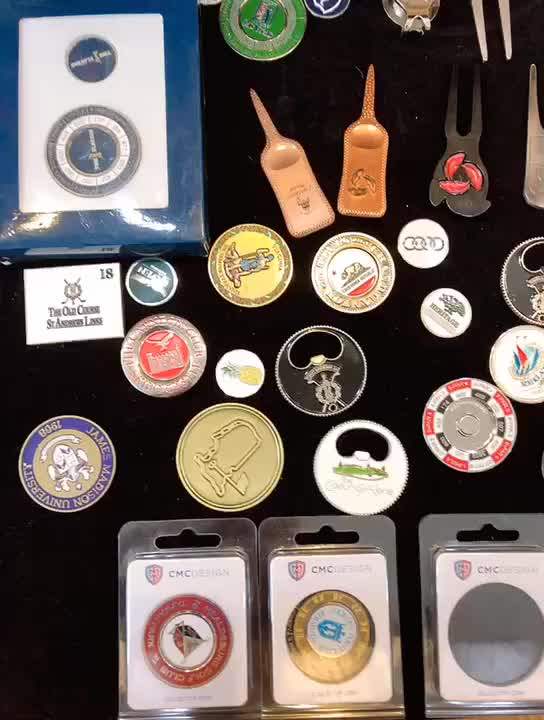High Quality Wholesale Custom Poker Golf Ball Marker Buy High