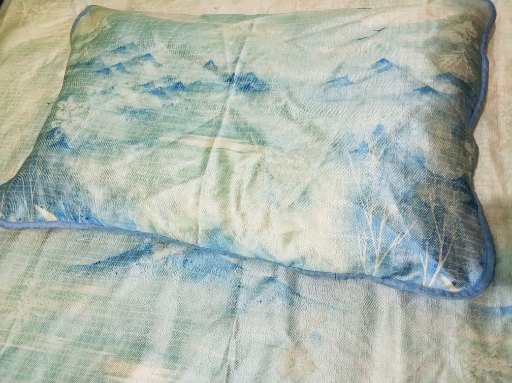 水星家纺 床单式冰丝席三件套！