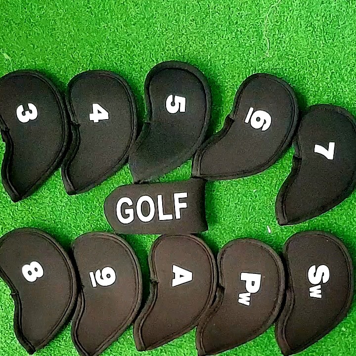 Oem Wholesale Golf Clubs Cover Neoprene Golf Head Cover Set Irons