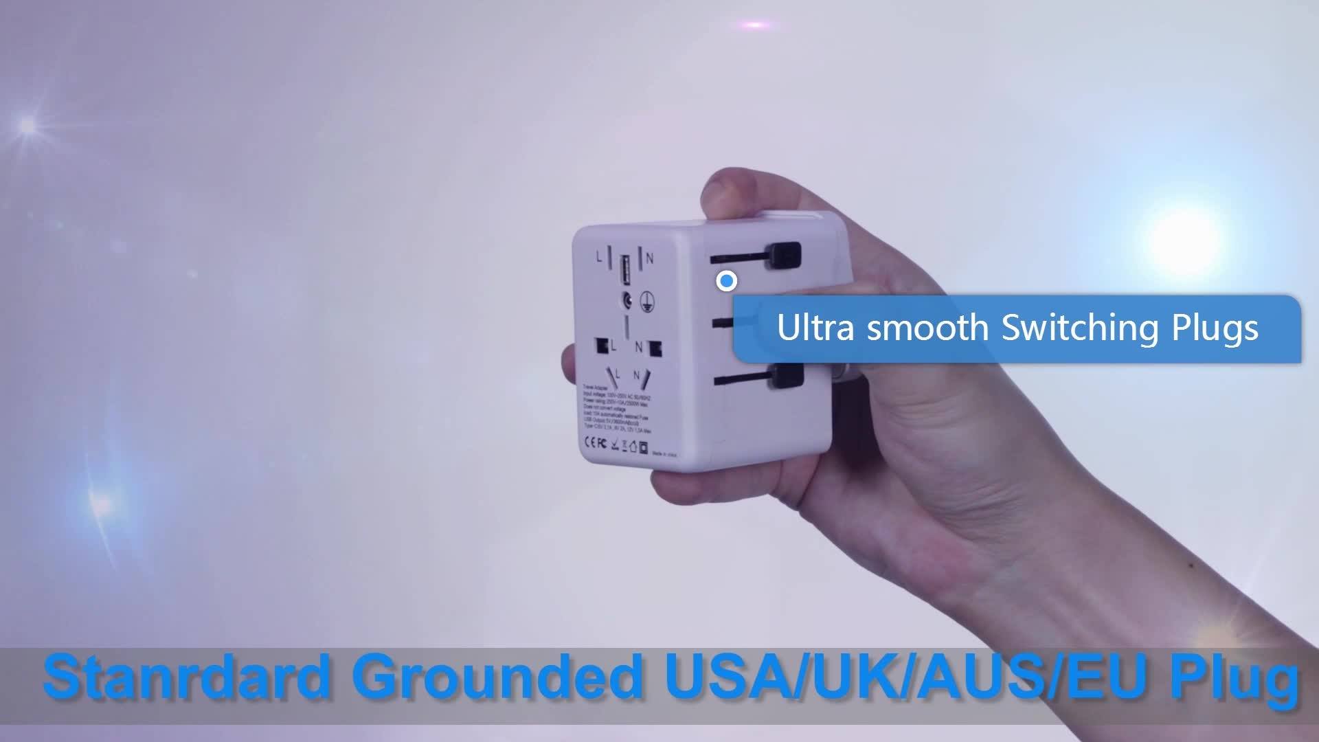 High Quality Newest Israel Plug Adapter International Travel Power With