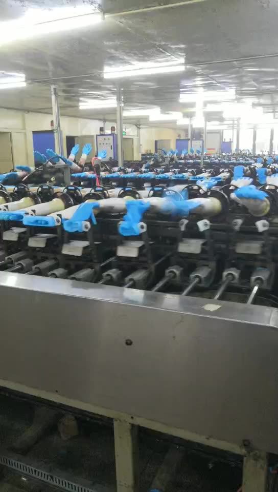 Customized Flexible Waterproof Rose Red Multicolor Disposable Nitrile