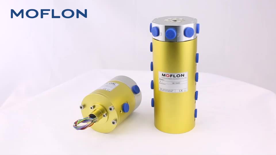 Hydraulic Electrical Swivel Rotary Joints Slip Ring 1 Passages Fluid