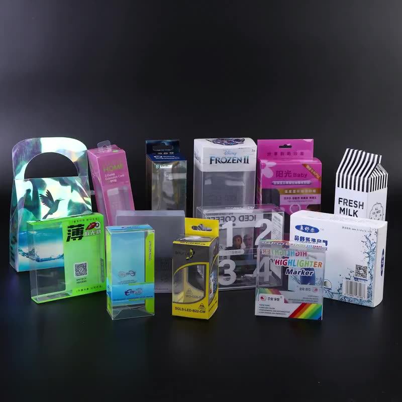 现货透明pvc包装盒塑料盒子定制pet磨砂化妆品彩盒pp礼品盒-阿里巴巴