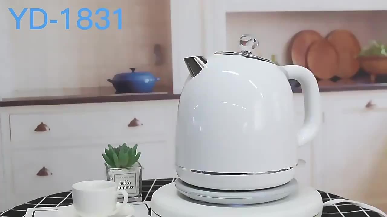 Yousdas Custom Double Wall Retro Kettle 1.8l Stainless Steel Colorful