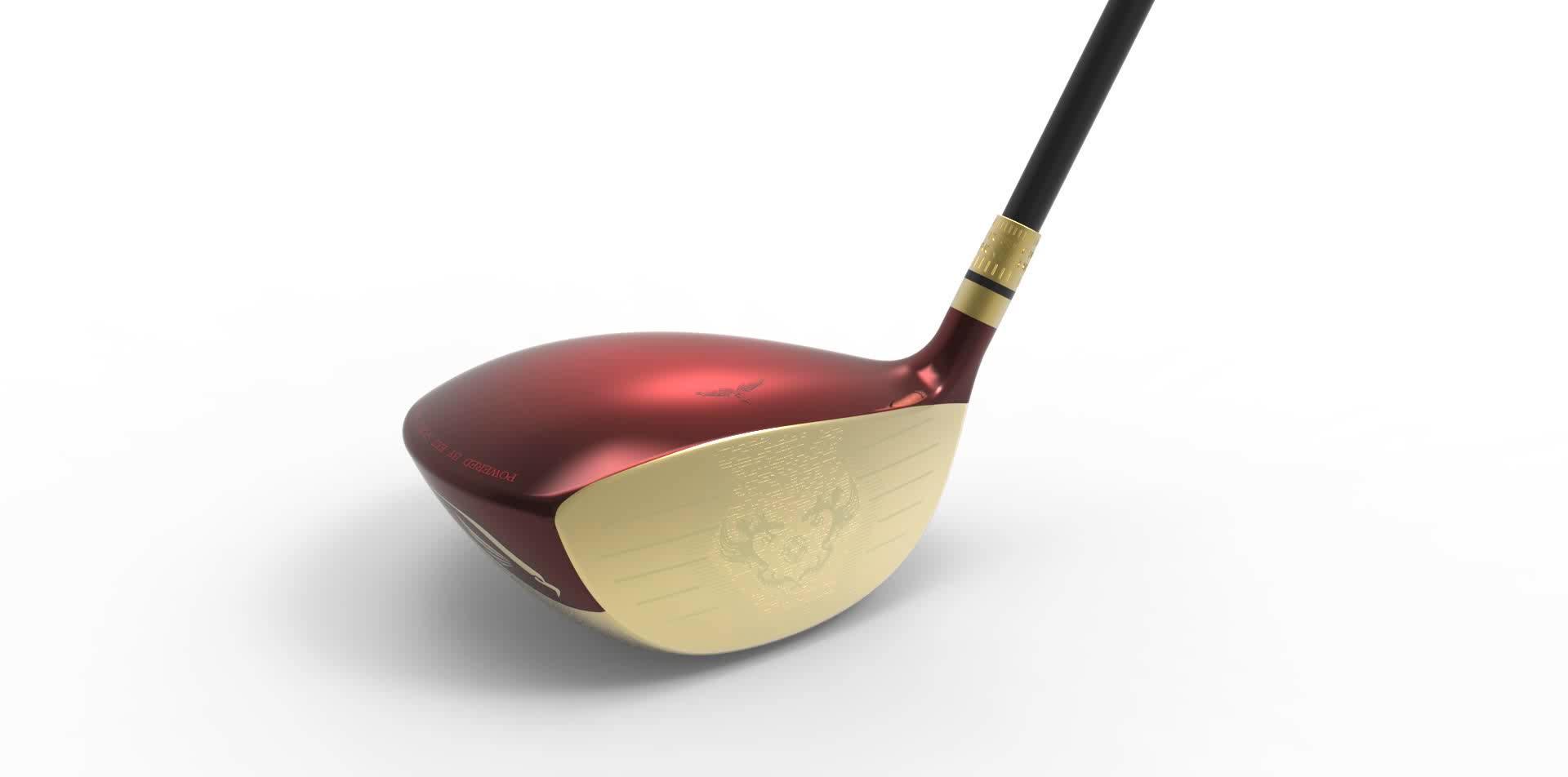 Herrick Golf Wood Club Driver Men Right Handed S Sr 9.25 High Rebound