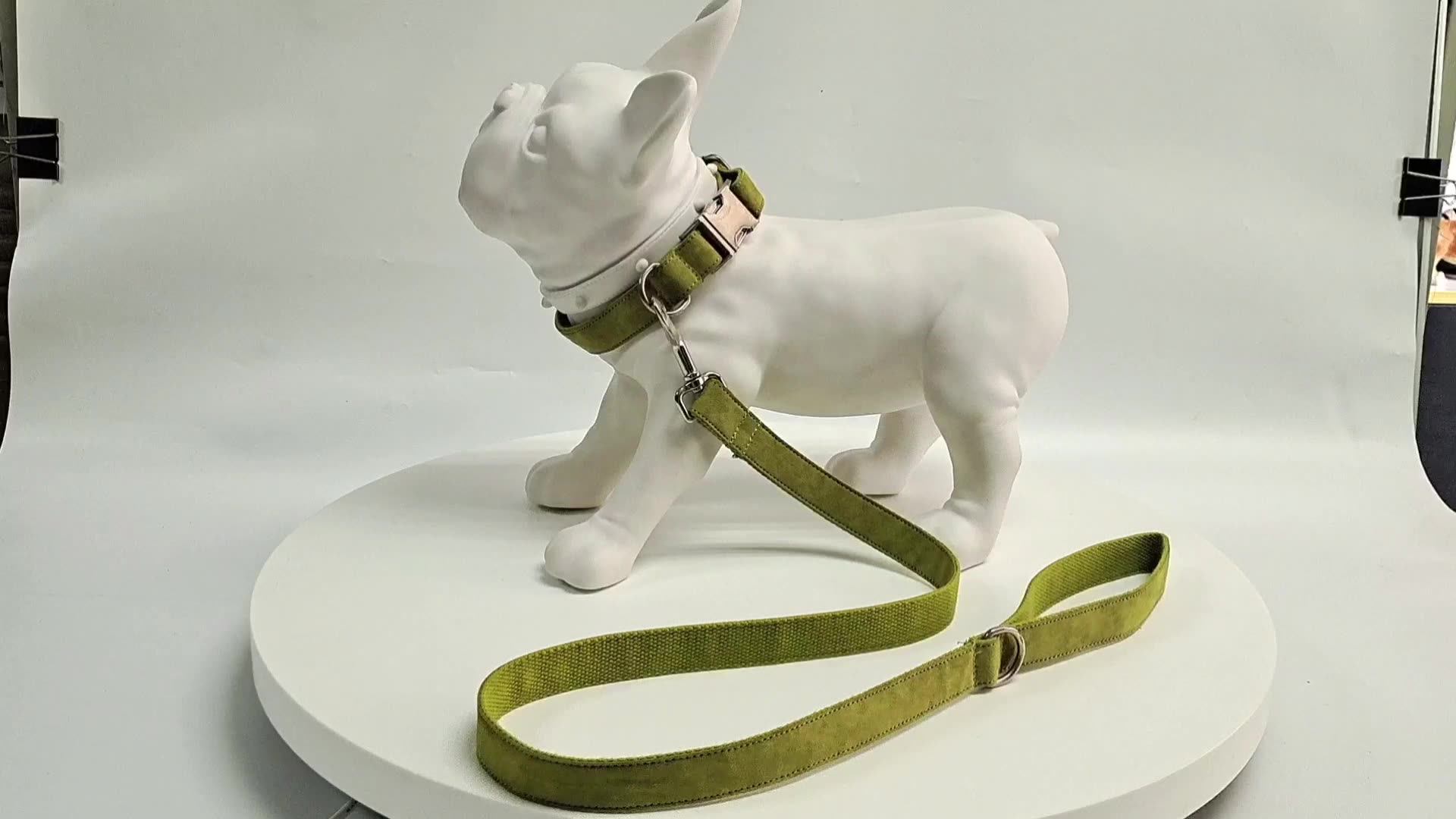 Oem Adjustable Luxury Cotton Collars For Dogs Personalized Soft Strong