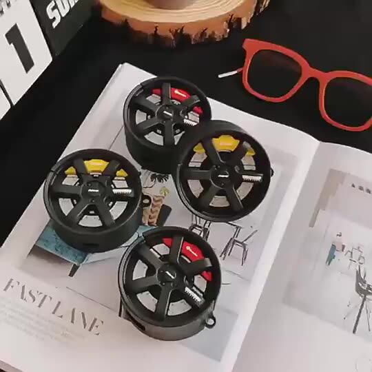 Customizable 3D Car Tyre Silicone Case for Airpods Pro