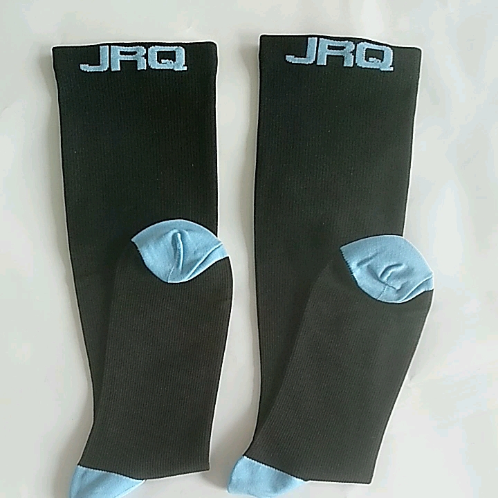 Knee Colorful Non Slip Bamboo Compression Socks For Edema Diabetic