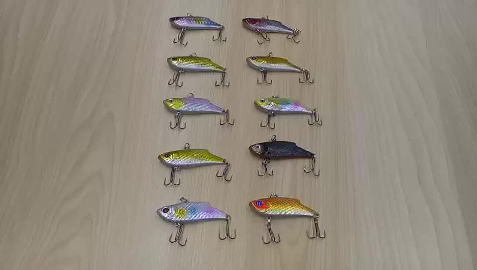 Seasky 10g 55mm Hard Bait VIB Fishing Lure - ABS Plastic Body With 3D Eyes For Fresh & Saltwater - View #7