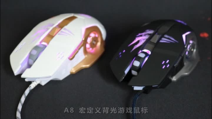 Apedra A8 Wired Gaming Mouse 3200dpi Usb Optical Mouse 6 Button ...