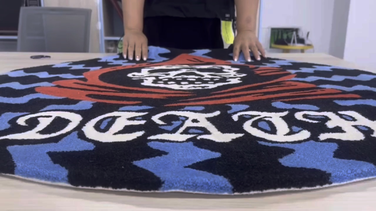 333 Rugs Anime Custom Shape Floor Mats Hand Tufted Carve Commercial Use