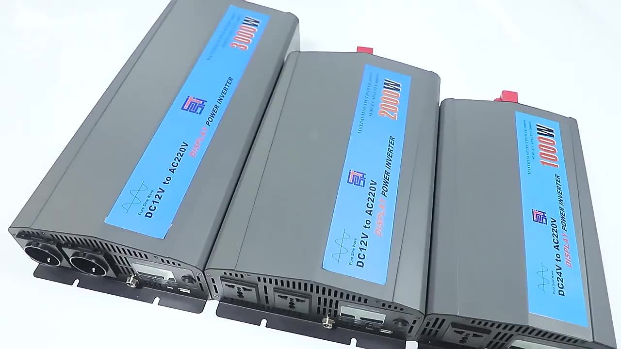 1kw 2kw 3kw Solar Power Inverter Multi Function Display Dc Power System