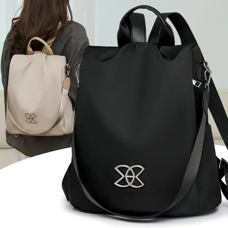 Backpack, capacious one-shoulder bag for leisure, anti-theft