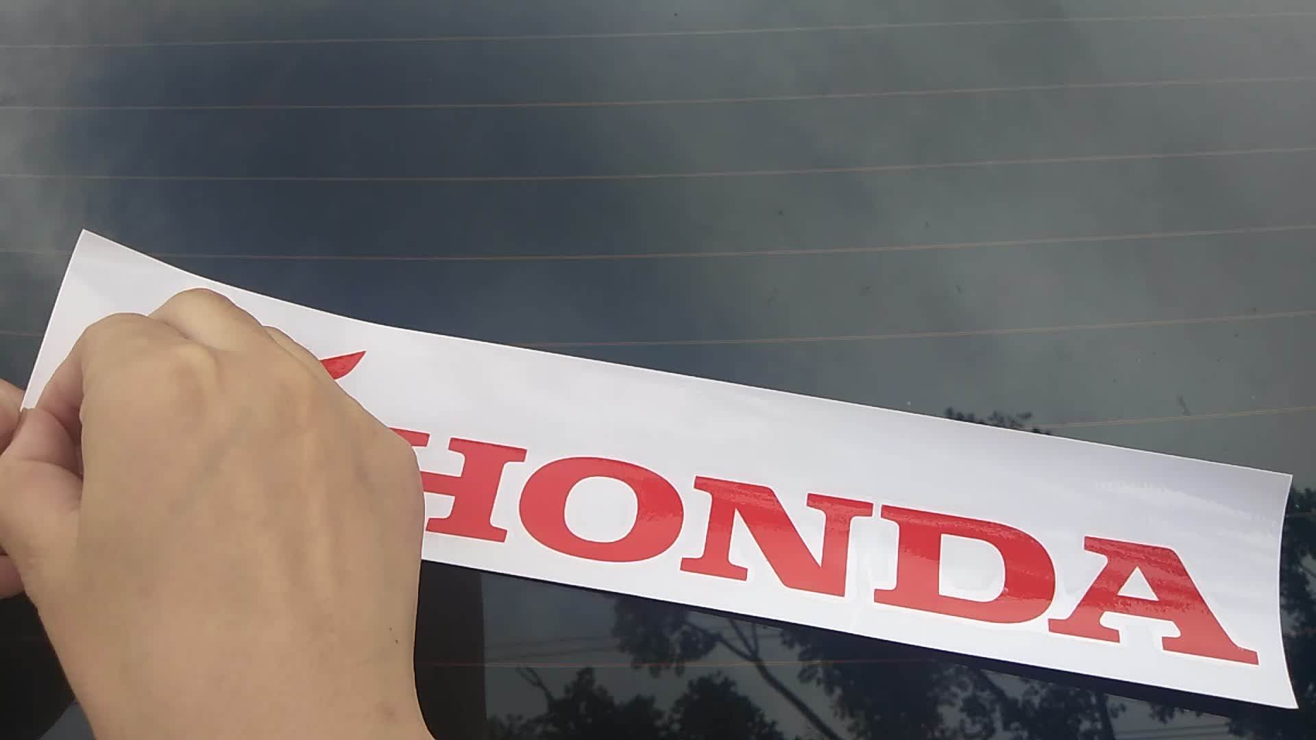 Outdoor Use Uv Resistance Transfer Decal Custom Vinyl Bumper Sticker