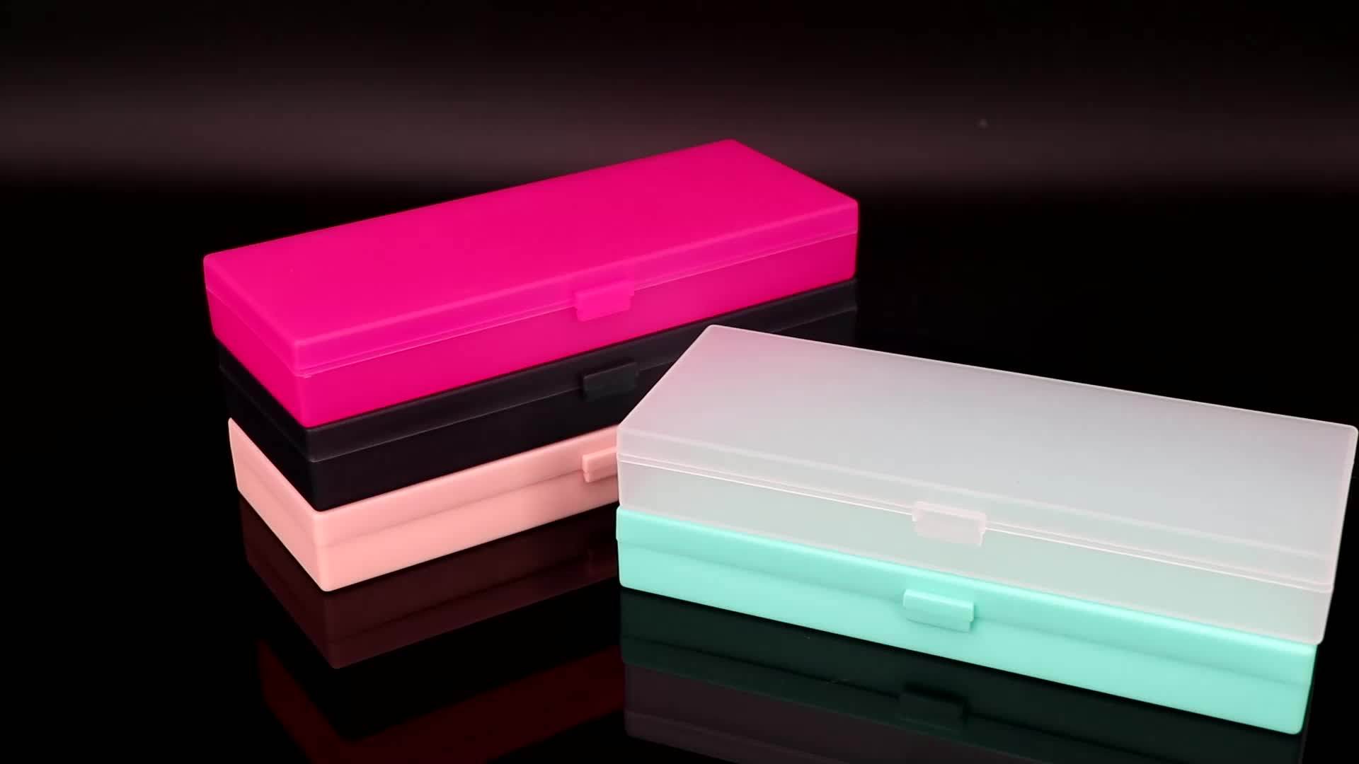 Wholesale Multifunction Pencil Case Plastic School Office Pen Storage