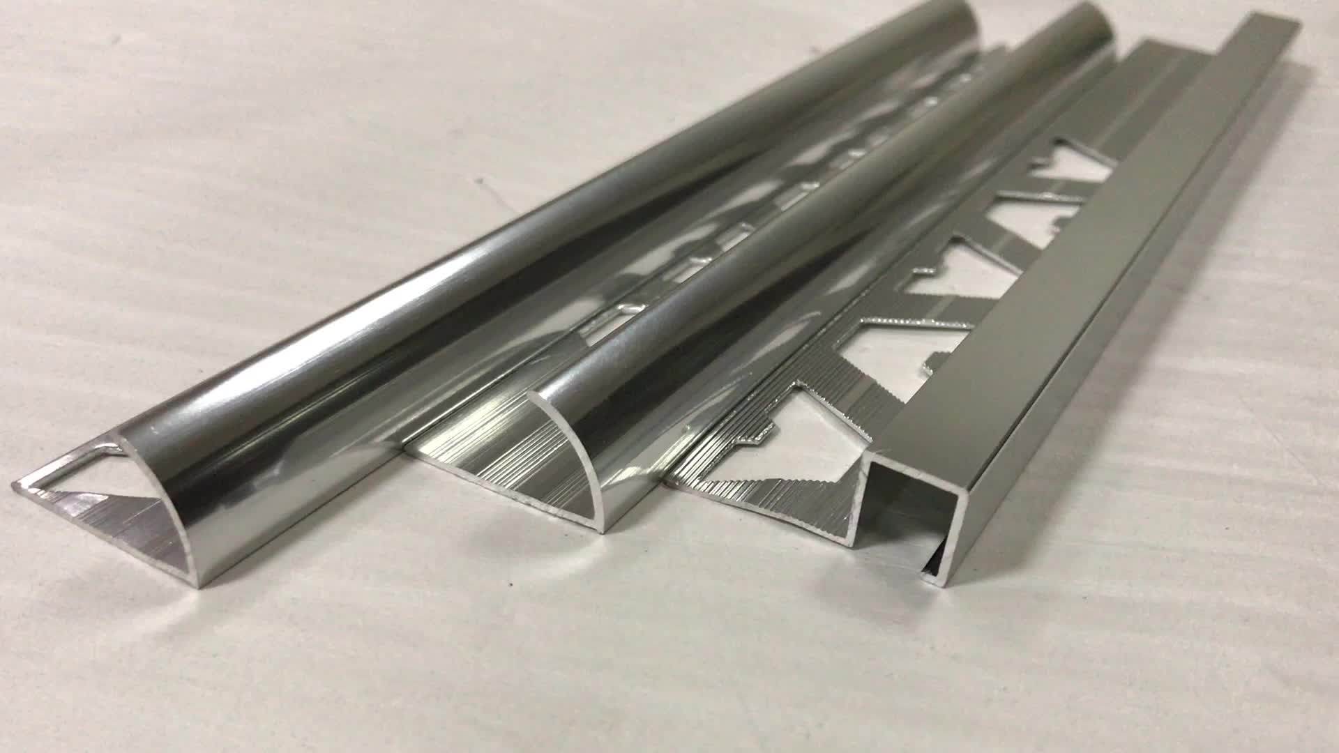 Bright Silver L Shaped Aluminum Tile Edge Trim King Buy Tile Edge