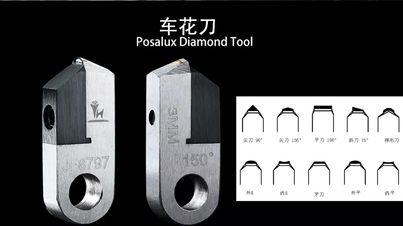 Factory Price Mcd & Pcd Diamond Posalux Left,Posalux Right Jewelry Diamond Tool Jewellery