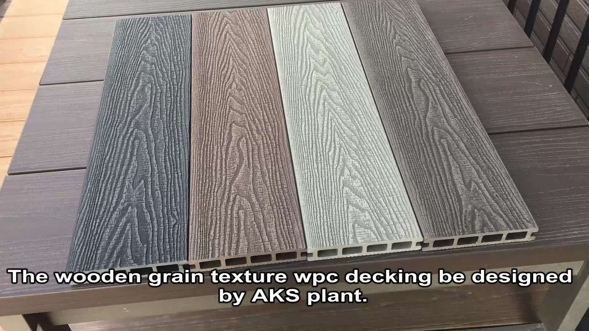 Hot sell UK outdoor woodgrain WPC composite decking, View wpc composite decking, JJWOOD Product